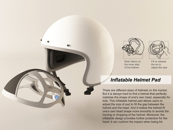 inflatable helmetpad
